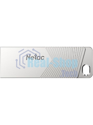 Флешка USB Netac UM1 (NT03UM1N-032G-32PN), 32Gb, USB 3.2, R/W 150/45, серебристый