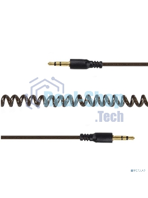 Кабель аудио Cablexpert CCA-405-6, Jack3.5 - Jack3.5, 2м, спиральный