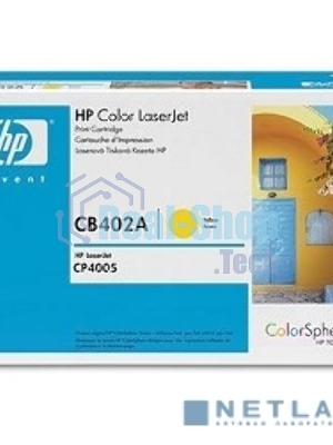 Картридж лазерный HP CB402A желтый CP4005