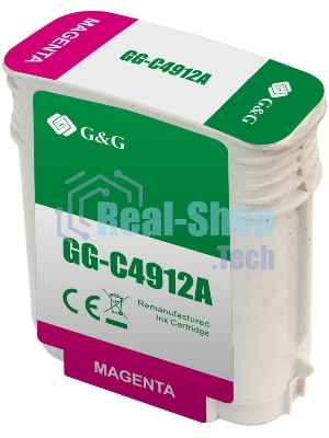 Картридж струйный G&G GG-C4912A пурпурный (72мл) для HP DJ 500/800C