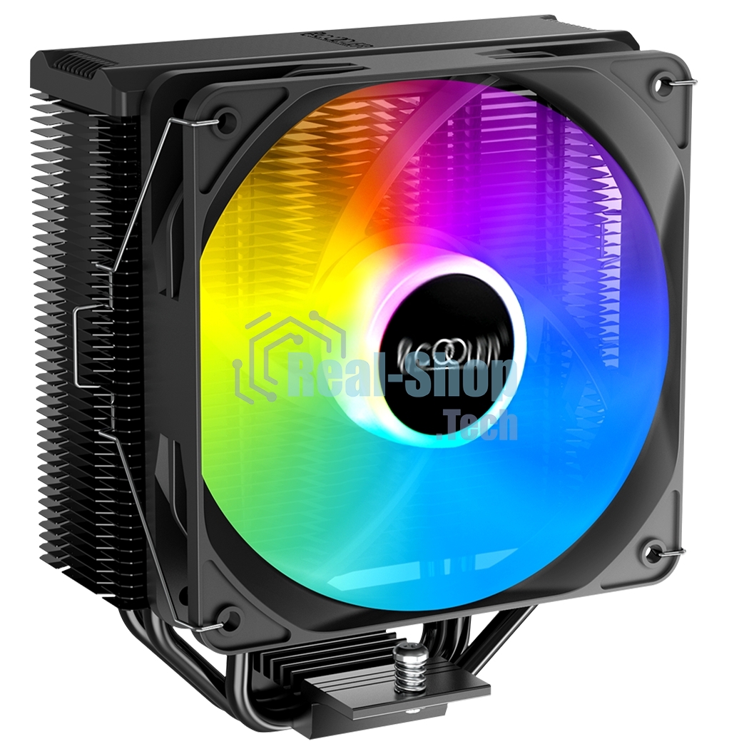 Кулер PCCooler Paladin EX300S черный 120мм алюминий+медь 1800rpm 28.6db 4-pin 125W 157мм