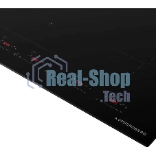 Варочная панель Kuppersberg ICI 616 60 см, индукция, High-Tech, inverter, прямой край, 9 уровней мощности, бустер, Stop and Go, Bridge zone, автоматическое отключение, таймер, индикатор остаточного тепла, сенсорное/слайдерное управление, черный