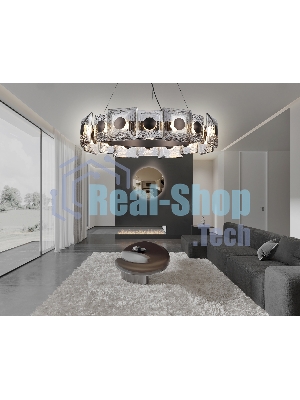 Светильник Ambrella light LH31030 GR/SM серый/дымчатый 72W 3000K D700*150