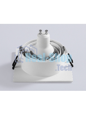 Встраиваемый поворотный точечный светильник Ambrella light TN102757 WH белый IP20 GU5.3 100*100*32