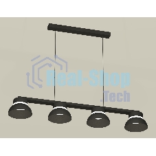 Светильник Ambrella light XB9152100/4 SBK/FR черный песок/белый матовый GX53 (C9152, N8141)