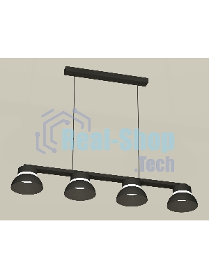 Светильник Ambrella light XB9152100/4 SBK/FR черный песок/белый матовый GX53 (C9152, N8141)