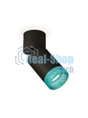 Светильник Ambrella Light XM6313063 SBK/BK/BL черный песок/черный/голубой MR16 GU5.3 (A2221, C6313, N6153)