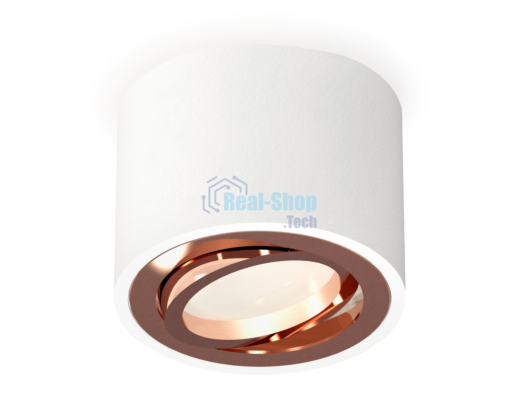 Светильник Ambrella Light XS7510005 SWH/PPG белый песок/золото розовое полированное MR16 GU5.3 (C7510, N7005)