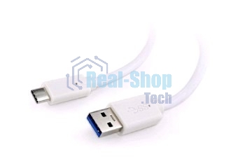 Кабель USB Cablexpert CCP-USB3-AMCM-6-W, USB3.0 AM/USB Type-C, 1.8м, белый, пакет
