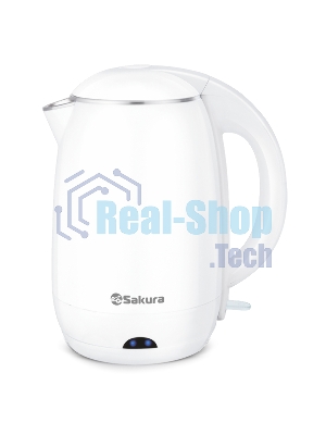 Чайник электрический Sakura SA-2157W 1.8 л, бел д