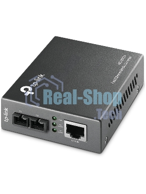 Медиаконвертер TP-Link SMB MC100CM 10/100Mbps RJ45 to 100Mbps multi-mode SC fiber Converter, Full-duplex,up to 2Km, switching power adapter, chassis mountable