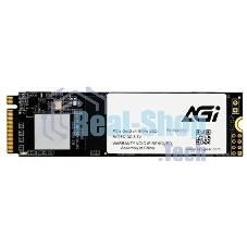 Накопитель SSD AGI AI198, 256Gb, PCIe 3.0 x4, M.2 2280, NVMe, R/W 1936/1217