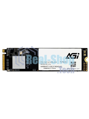 Накопитель SSD AGI AI198, 256Gb, PCIe 3.0 x4, M.2 2280, NVMe, R/W 1936/1217