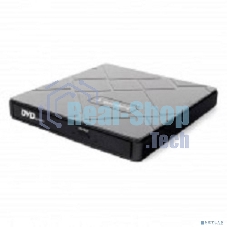 Оптический привод внешний со встроенным кардридером и хабом Gembird DVD-USB-04 пластик, черный