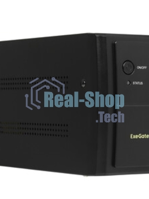 Источник бесперебойного питания ExeGate SpecialPro UNB-2000.LED.AVR.EURO.RJ 2000VA/1200W, LED, AVR, 4 евророзетки, RJ45/11, черный