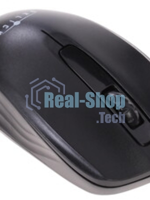 Мышь проводная Oklick 195M черный, 800 dpi, USB, кнопки - 3