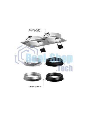 Корпус светильника C6525 SWH белый песок 160*80*H25mm MR16 GU5.3