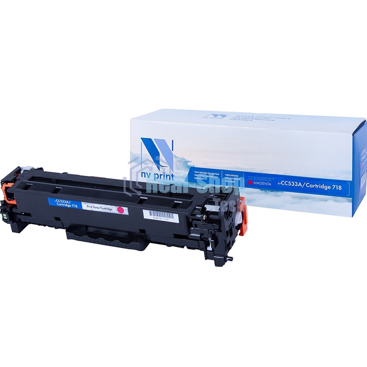 Картридж лазерный NVPrint совместимый HP CC533A/Canon 718 Magenta для для LJ Color CP2025/(2800k)