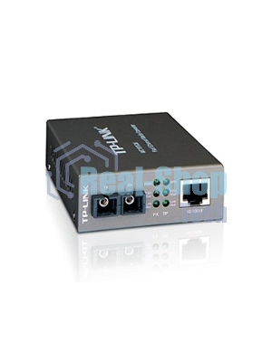 Медиаконвертер TP-Link SMB MC100CM 10/100Mbps RJ45 to 100Mbps multi-mode SC fiber Converter, Full-duplex,up to 2Km, switching power adapter, chassis mountable