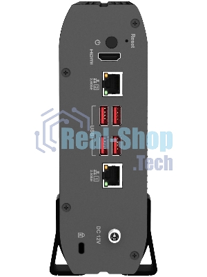 Сетевое хранилище SMB QNAP TS-410E-8G NAS fanless 4 2.5 SSD trays. Intel Celeron J6412 4-core 2.0-2.6 GHz, 8 Gb RAM (max), 2x2.5 GbE, 4xUSB 3.2 Gen 2 (10Gbps),1xHDMI