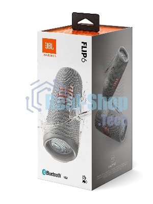 Портативная акустика JBL Flip 6 серый, Bluetooth 5.1