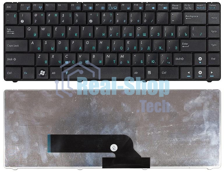 Клавиатура для ноутбука Asus K40 K40AB K40AC K40AD черная