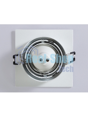 Встраиваемый поворотный точечный светильник Ambrella light TN102757 WH белый IP20 GU5.3 100*100*32