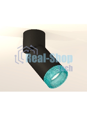 Светильник Ambrella Light XM6313063 SBK/BK/BL черный песок/черный/голубой MR16 GU5.3 (A2221, C6313, N6153)