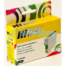 Картридж Epson Stylus S22/SX125/SX420W/SX425W/BX305F (Hi-Black) new, C13T12814010, BK