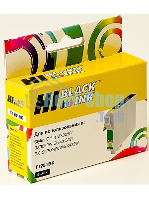 Картридж Epson Stylus S22/SX125/SX420W/SX425W/BX305F (Hi-Black) new, C13T12814010, BK