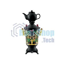 Самовар Centek CT-0093 черный/хохлома