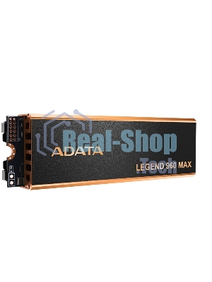 Накопитель SSD ADATA LEGEND 960 MAX, 1Tb, PCIe 4.0 x4, M.2 2280, NVMe, R/W 7400/6000, с радиатором