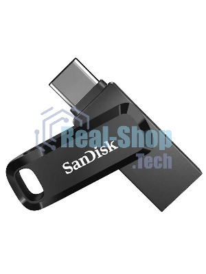 Флешка USB Sandisk DDC3 (SDDDC3-032G-G46), 32Gb, USB 3.0/USB Type-C, R/W 150/30, черный