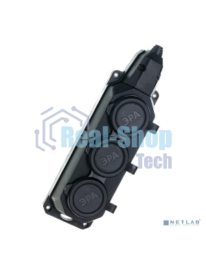 Колодка каучуковая ЭРА с/з 3гн 16A IP44 черная