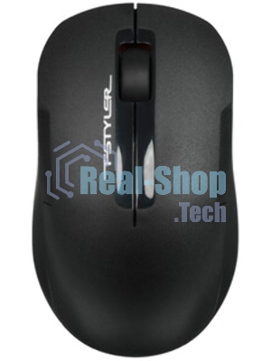 Мышь беспроводная A4Tech Fstyler FG15CS Air2 серый, 1200 dpi, радиоканал, USB, кнопки - 3
