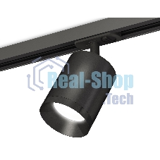 Светильник Ambrella light XT7422001 SBK/PBK черный песок/черный полированный MR16 GU5.3 (A2537, C7422, N7031)