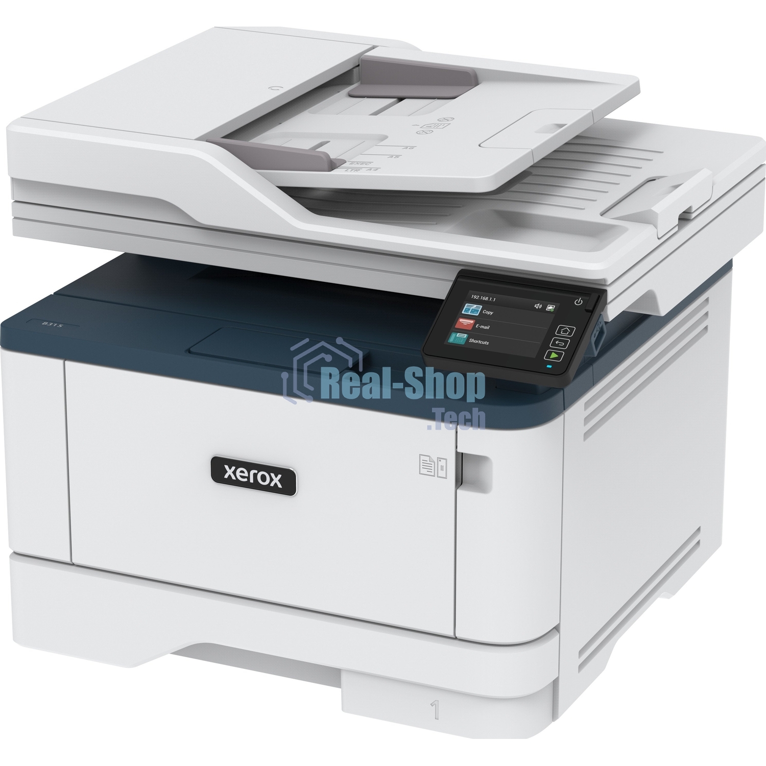 МФУ лазерное Xerox B315 (B315V_DNI), A4, ч/б, печ. до 40 стр/мин., скан. до 46 стр/мин. (ч/б) 20 стр/мин. (цвет), 600x600dpi, USB, RJ-45, Wi-Fi