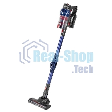 Пылесос вертикальный Zelmer STICK ZSVC925F Karol синий/серый, питание от аккумулятора, 380 Вт, уборка сухая, пылесборник 0.8 л, работа от АКБ max 35 мин.