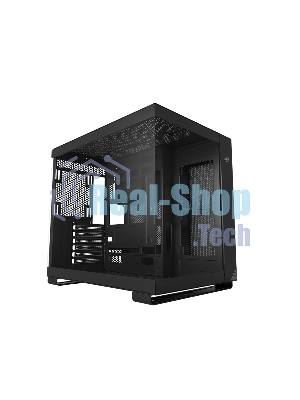 Компьютерный корпус без блока питания PCCOOLER C3 T500 BK, Panoramic Mid Tower, Black, TG, 0.7 SPCC, no fans ATX, mATX, mITX 175/400/200мм 1x2.5