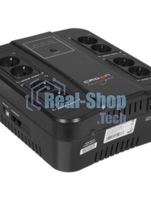Источник бесперебойного питания Crown CMUS-295 EURO SMART/1000 ВА/600 Вт/8 х CEE 7 (евророзетка)