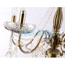 Светильник Ambrella light TR4949/5 SB/CL бронза/прозрачный E14/5 max 40W D620*585