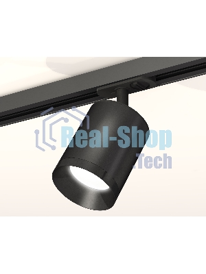 Светильник Ambrella light XT7422001 SBK/PBK черный песок/черный полированный MR16 GU5.3 (A2537, C7422, N7031)