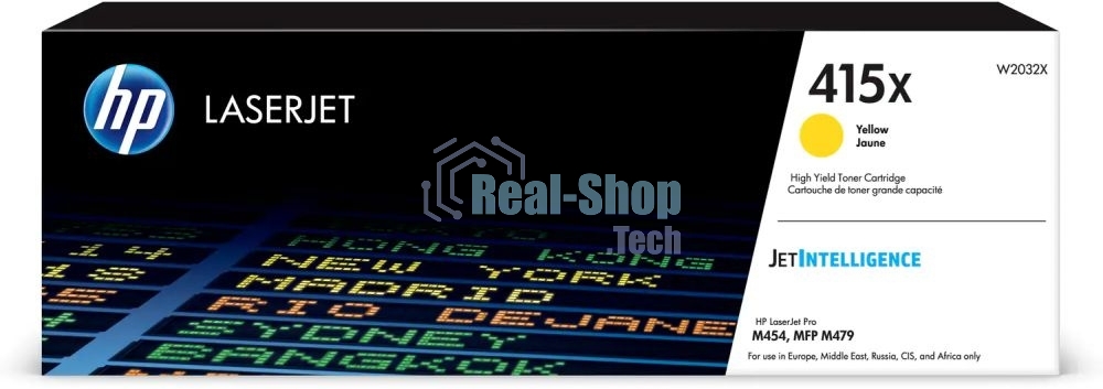 Картридж лазерный HP 415X W2032X желтый для HP LJ M454/MFP M479 (6000стр.)