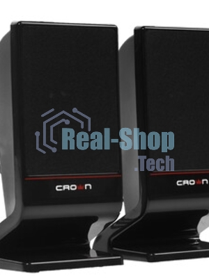 Колонки Crown CMS-601 чёрный, 2.0, 6 Вт, AUX