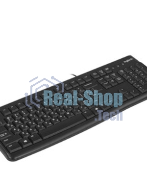 Клавиатура проводная Logitech K120 for business, USB черный (неоригинальная гравировка)