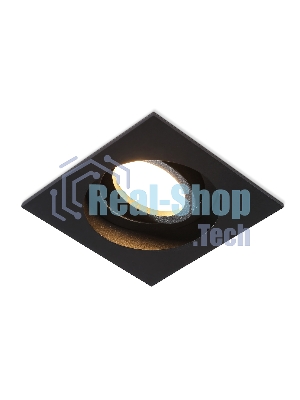Встраиваемый поворотный точечный светильник Ambrella light TN102758 BK черный IP20 GU5.3 100*100*32