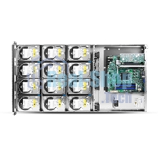Корпус RM14500H01*13640 1U,12BAY HDD,W/REAR WINDOW+MINI SAS CABLE,SINGLE(CHENBRO,SR/SK),REV.