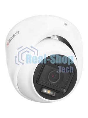 Камера видеонаблюдения аналоговая HiWatch DS-T203A(B) (3.6мм) 3.6-3.6мм HD-TVI цв. корп.:белый