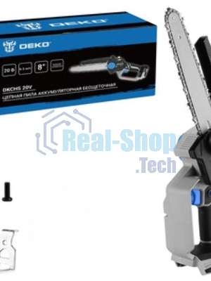 Пила цепная аккумуляторная DEKO DKCHS 20-4 [063-4480] 20В, 1x2.0А·ч