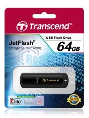 Флешка USB Transcend JetFlash 350 (TS64GJF350), 64Gb, USB 2.0, R/W 15/7, черный